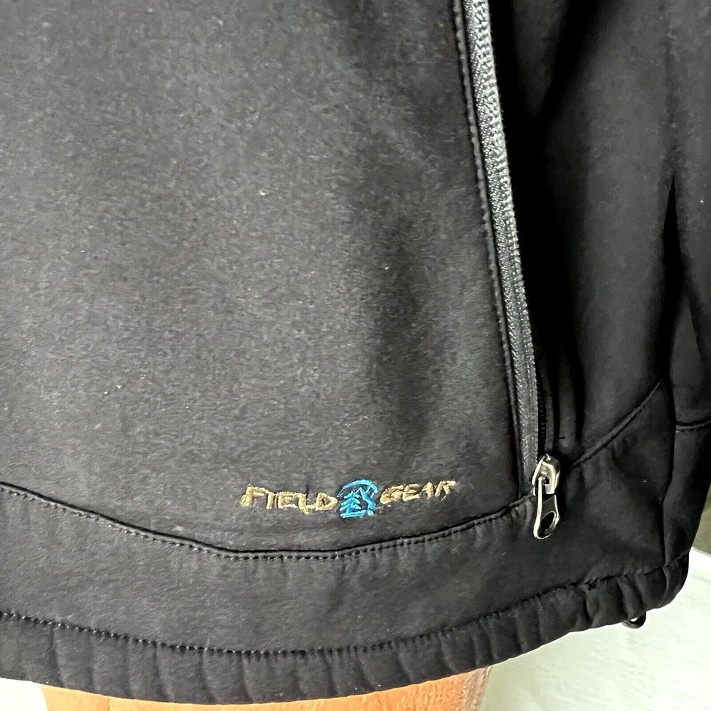 FIELD GEAR Mens Size‎ Large Full Zip Black Jacket with Zip Chest Pocket - Picture 3 of 8